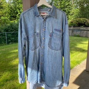Levi's Classic Blue Denim Shirt